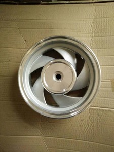 踏板车 摩托车 电动车10寸后古刹铝轮 后谷鼓刹钢圈 后轮125通用